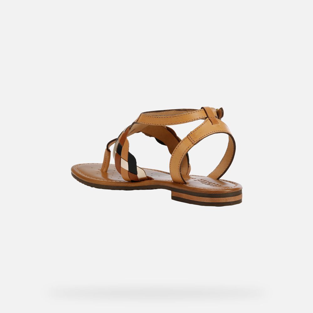 Geox Bayan Sandalet Kahverengi - Sozy - EPC-958146